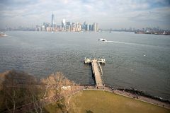 06-02 Hudson River, Manhattan Financial District And Brooklyn From Statue Of Liberty Pedestal.jpg